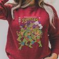 TMNT Comic Book Cover Group Shot Raglan Sleeve Sweatshirt Heather Dust TMNT Comic Book Cover Group Shot Raglan Sleeve Sweatshirt Heather Dust