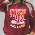 Never Underestimate Bookworm Girl Book Reader Reading Raglan Sleeve Sweatshirt Heather Dust Never Underestimate Bookworm Girl Book Reader Reading Raglan Sleeve Sweatshirt Heather Dust