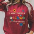 I Want To Be A Schwa Read Book Reading Librarian Raglan Sleeve Sweatshirt Heather Dust