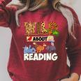 Wild About Reading Book Lover Bookworm Library Day Raglan Sleeve Sweatshirt Heather Dust Wild About Reading Book Lover Bookworm Library Day Raglan Sleeve Sweatshirt Heather Dust