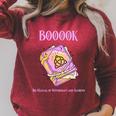 Witch Spell Book It’s Just A Bunch Of Hocus Pocus Raglan Sleeve Sweatshirt Heather Dust