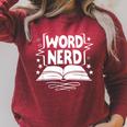 Word Nerd Reading Book Lover Bookworm Bookish Librarian Raglan Sleeve Sweatshirt Heather Dust Word Nerd Reading Book Lover Bookworm Bookish Librarian Raglan Sleeve Sweatshirt Heather Dust