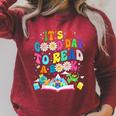 World Book Day 2026 Costume Kids T Shirts A Good Day To Read Raglan Sleeve Sweatshirt Heather Dust