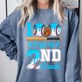 100 Days Of 2nd Grade Baseball 100th Day Of School Boys Kids Comfort Colors Sweatshirt Denim 100 Days Of 2nd Grade Baseball 100th Day Of School Boys Kids Comfort Colors Sweatshirt Denim