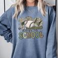 100 Days Of School Baseball Camo Celebration Comfort Colors Sweatshirt Denim 100 Days Of School Baseball Camo Celebration Comfort Colors Sweatshirt Denim