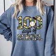100 Days Of School Camo Baseball Camouflage For Kids Comfort Colors Sweatshirt Denim