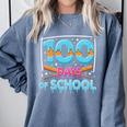 100 Days Of School Drip Ice Cream Baseball For Teacher Kids Premium Tri-Blend Comfort Colors Sweatshirt Denim 100 Days Of School Drip Ice Cream Baseball For Teacher Kids Premium Tri-Blend Comfort Colors Sweatshirt Denim