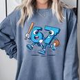 67 Six Seven Italian Brainrot Kid Baseball 67 Meme Christmas Comfort Colors Sweatshirt Denim