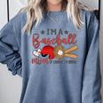 Ball Mom I'm A Baseball Mom Baseball Mom Comfort Colors Sweatshirt Denim