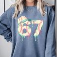 Baseball 67 Drip Six Seven Baseball Dripping Boys Kids Comfort Colors Sweatshirt Denim Baseball 67 Drip Six Seven Baseball Dripping Boys Kids Comfort Colors Sweatshirt Denim
