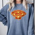Baseball Dripping Waffle Field Comfort Colors Sweatshirt Denim Baseball Dripping Waffle Field Comfort Colors Sweatshirt Denim