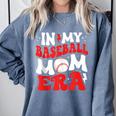 In My Baseball Mom Era Cute Groovy Baseball Comfort Colors Sweatshirt Denim In My Baseball Mom Era Cute Groovy Baseball Comfort Colors Sweatshirt Denim
