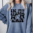 In My Baseball Mom Era Retro Groovy Sports Parent Comfort Colors Sweatshirt Denim In My Baseball Mom Era Retro Groovy Sports Parent Comfort Colors Sweatshirt Denim