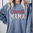 Baseball Mom Pink Baseball Mama Matching Family Daughter Comfort Colors Sweatshirt Denim