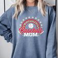Baseball Mom Rainbow Great Team Mom Comfort Colors Sweatshirt Denim Baseball Mom Rainbow Great Team Mom Comfort Colors Sweatshirt Denim