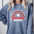 Baseball Mom Rainbow Great Team Mom Premium Comfort Colors Sweatshirt Denim Baseball Mom Rainbow Great Team Mom Premium Comfort Colors Sweatshirt Denim