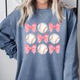 Baseball Mom Sister Tween Teen Girl Girly Pink Bow Preppy Premium Comfort Colors Sweatshirt Denim Baseball Mom Sister Tween Teen Girl Girly Pink Bow Preppy Premium Comfort Colors Sweatshirt Denim