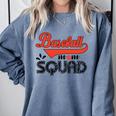 Baseball Mom Squad For Baseball Mom Comfort Colors Sweatshirt Denim Baseball Mom Squad For Baseball Mom Comfort Colors Sweatshirt Denim