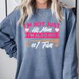 Baseball Moms I'm Not Just His Mom Baseball Mama Comfort Colors Sweatshirt Denim Baseball Moms I'm Not Just His Mom Baseball Mama Comfort Colors Sweatshirt Denim