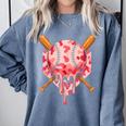 Baseball Pink Camo Ice Cream Youth Boys Girls Comfort Colors Sweatshirt Denim Baseball Pink Camo Ice Cream Youth Boys Girls Comfort Colors Sweatshirt Denim