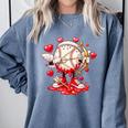 Cupid Baseball Drip Icecream Apparel Youth Boy Valentine Comfort Colors Sweatshirt Denim