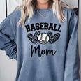 Custom Baseball Mom Number 55 Heart For Mom Comfort Colors Sweatshirt Denim Custom Baseball Mom Number 55 Heart For Mom Comfort Colors Sweatshirt Denim