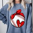 Custom Baseball Mom Number 7 Heart For Mom Mommy Comfort Colors Sweatshirt Denim Custom Baseball Mom Number 7 Heart For Mom Mommy Comfort Colors Sweatshirt Denim