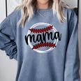 Custom Hustle Tball Tee Ball Baseball Mom Comfort Colors Sweatshirt Denim