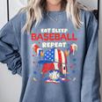Eat Sleep Baseball Repeat Ice Cream Drip Crossed Bats Comfort Colors Sweatshirt Denim Eat Sleep Baseball Repeat Ice Cream Drip Crossed Bats Comfort Colors Sweatshirt Denim
