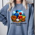 Father Son Baseball Father's Day Comfort Colors Sweatshirt Denim Father Son Baseball Father's Day Comfort Colors Sweatshirt Denim