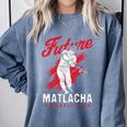 Future Matlacha Baseball Star Baseball Player Sports Theme Premium Tri-Blend Comfort Colors Sweatshirt Denim