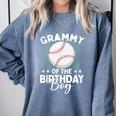 Grammy Of The Birthday Boy Baseball Player Birthday Comfort Colors Sweatshirt Denim Grammy Of The Birthday Boy Baseball Player Birthday Comfort Colors Sweatshirt Denim