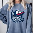 Jarrell Storm Chasers Baseball Big Logo Comfort Colors Sweatshirt Denim