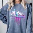 Mom Baseball Ice Cream Drip Birthday Boy Family Comfort Colors Sweatshirt Denim Mom Baseball Ice Cream Drip Birthday Boy Family Comfort Colors Sweatshirt Denim
