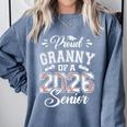 Proud Granny Of A 2026 Senior Baseball Graduate Comfort Colors Sweatshirt Denim