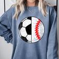 Soccer Baseball Player Soccer Baseball Mom Comfort Colors Sweatshirt Denim Soccer Baseball Player Soccer Baseball Mom Comfort Colors Sweatshirt Denim