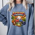 Spring Training 2026 Baseball Fan Retro Palm Cactus Premium Tri-Blend Comfort Colors Sweatshirt Denim Spring Training 2026 Baseball Fan Retro Palm Cactus Premium Tri-Blend Comfort Colors Sweatshirt Denim