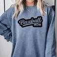 Women's Baseball Softball Baseball Mom Baseball Comfort Colors Sweatshirt Denim Women's Baseball Softball Baseball Mom Baseball Comfort Colors Sweatshirt Denim