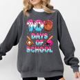 100 Days Of School Baseball Donut Dripping Teacher Boys Kids Comfort Colors Sweatshirt Pepper