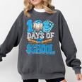 100 Days Of School Baseball Ice Cream Drip Student Kids Boys Comfort Colors Sweatshirt Pepper