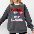 100 Days Of School Dripping Baseball 100th Day Teacher Boy Comfort Colors Sweatshirt Pepper