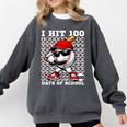 100 Days Of School Retro Baseball Sport For Boys Teachers Comfort Colors Sweatshirt Pepper