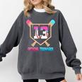Baseball 13 Year Ice Cream Drip 13th Bday Official Teenager Comfort Colors Sweatshirt Pepper Baseball 13 Year Ice Cream Drip 13th Bday Official Teenager Comfort Colors Sweatshirt Pepper