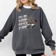 Baseball Catcher Waiting For You At Home Player Quote Comfort Colors Sweatshirt Pepper