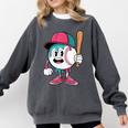 Baseball Drip Boys Ice Cream Youth Comfort Colors Sweatshirt Pepper Baseball Drip Boys Ice Cream Youth Comfort Colors Sweatshirt Pepper