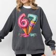 Baseball Drip Ice Cream 67 Comfort Colors Sweatshirt Pepper Baseball Drip Ice Cream 67 Comfort Colors Sweatshirt Pepper