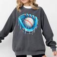 Baseball Drip Ice Cream Glove With Sprinkles Ball Boys Youth Comfort Colors Sweatshirt Pepper Baseball Drip Ice Cream Glove With Sprinkles Ball Boys Youth Comfort Colors Sweatshirt Pepper