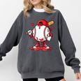 Baseball Drip Icecream Men Boy Valentine Comfort Colors Sweatshirt Pepper Baseball Drip Icecream Men Boy Valentine Comfort Colors Sweatshirt Pepper