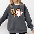 Baseball Heart Leopard Heart Sport Baseball Mom Comfort Colors Sweatshirt Pepper Baseball Heart Leopard Heart Sport Baseball Mom Comfort Colors Sweatshirt Pepper