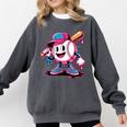Baseball Ice Cream Shirt Cool Baseball Drip For Boys Comfort Colors Sweatshirt Pepper